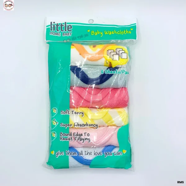 Baby Soft Washcloths – 6pcs