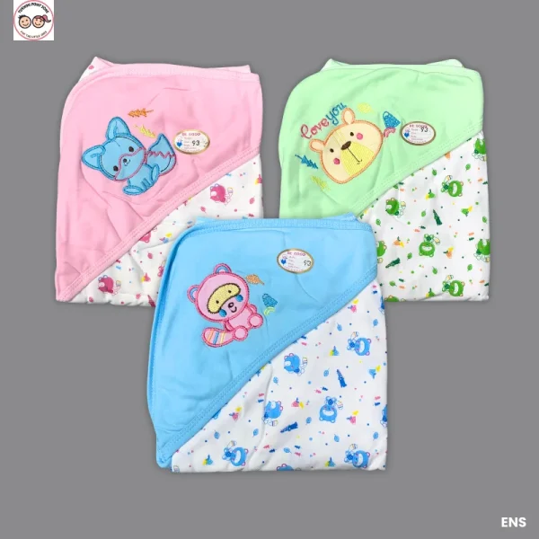 Genji Cotton Soft Hooded Towel