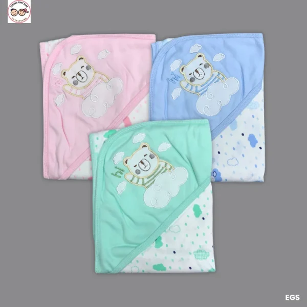Genji Cotton Soft Hooded Towel