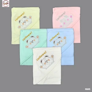 Hellloww Printed Soft Cotton Hooded Towel
