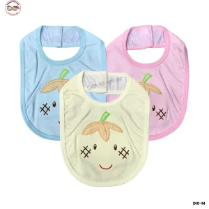 Leaf Printed Cotton Bibs – M
