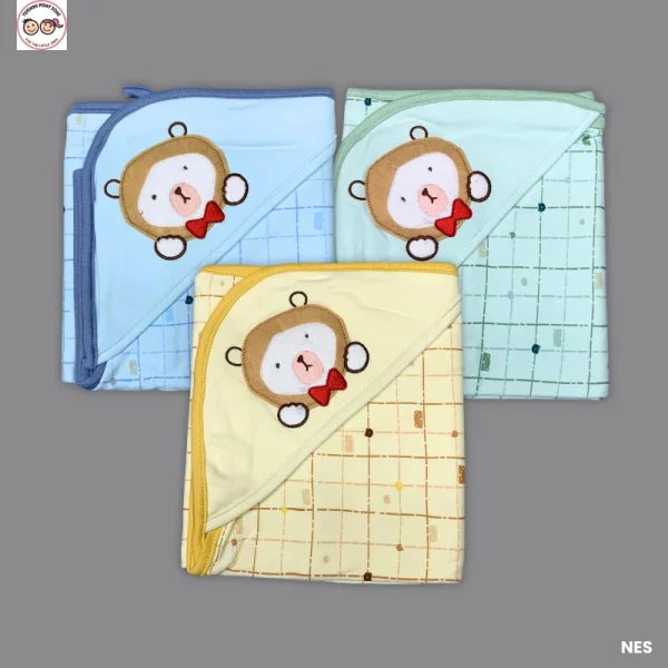 Mummy Baby Soft Cotton Hooded Towel