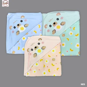 Mummy Baby Soft Cotton Hooded Towel