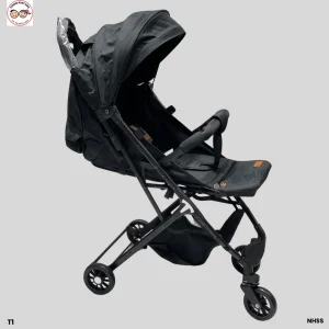Suitcase-style folding stroller | Popypapa | Black
