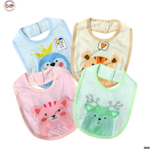 Various Cartoon Printed Cotton Bibs